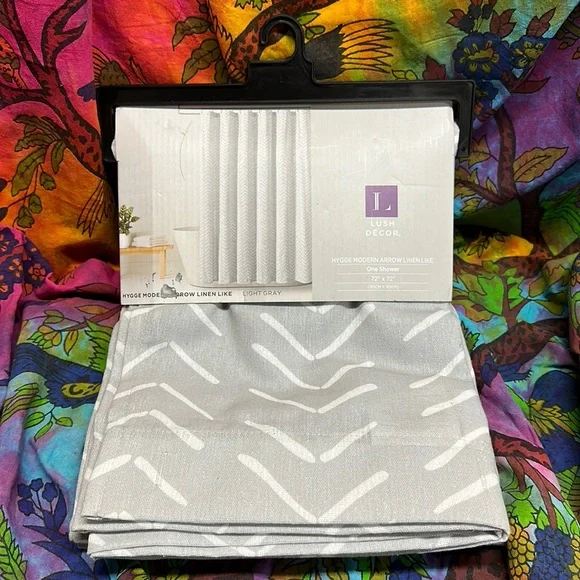 Lush Decor Hygge Modern shower curtain - Picture 1 of 2